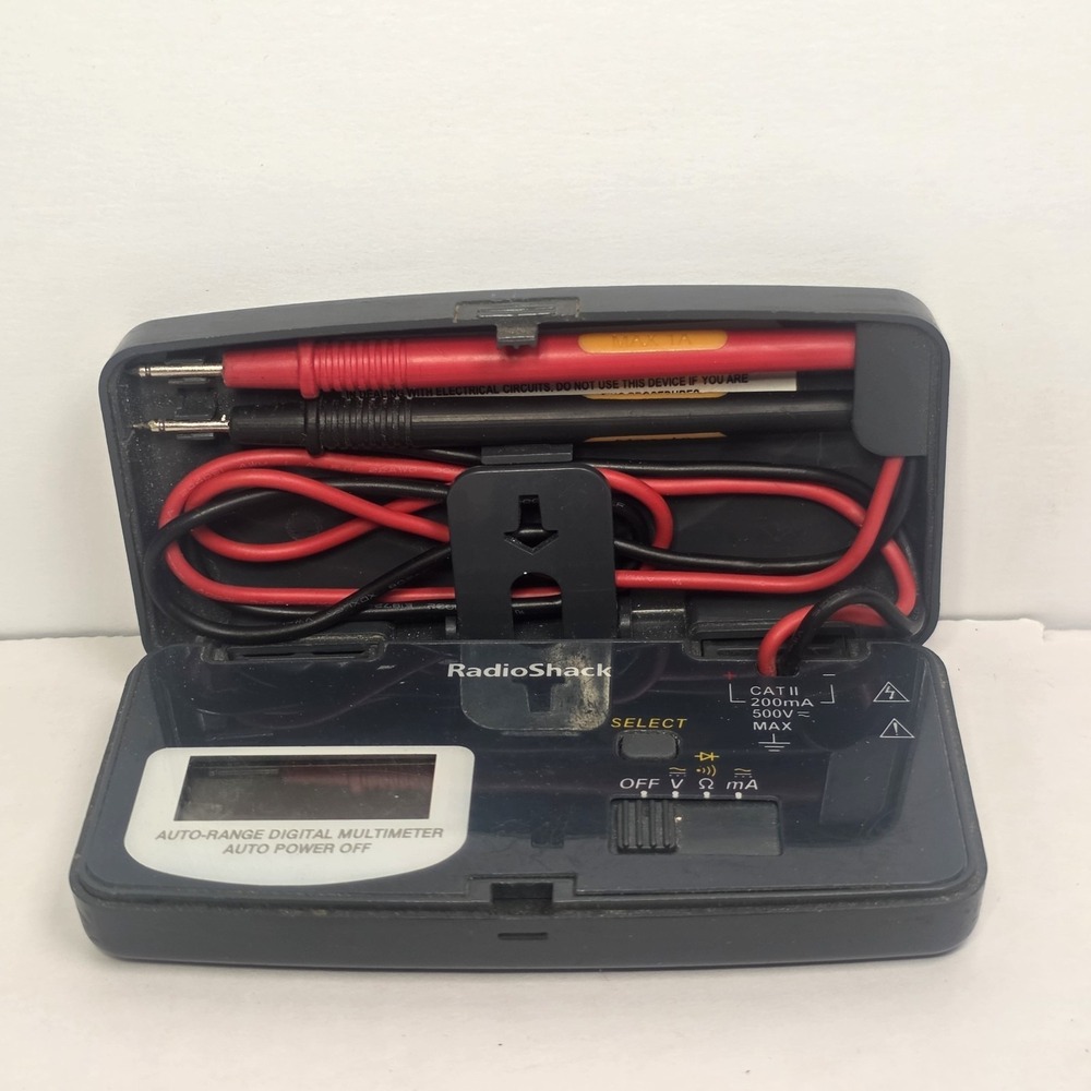 RARE Radio Shack 22-820 Digital Multimeter Pocket LCD Electronic